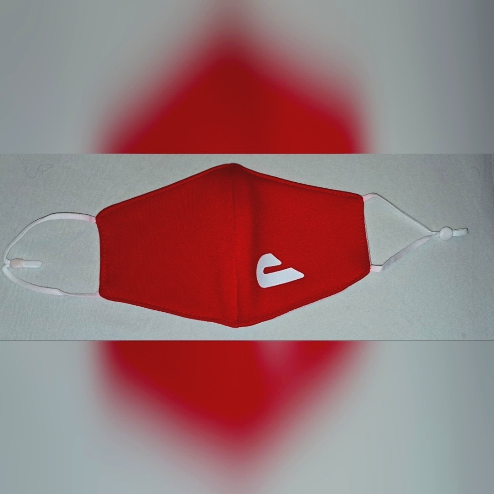 DoorDash Red Face Mask with White Logo NIP